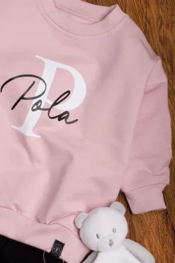 Bluza bez kaptura z inicjałem i imieniem