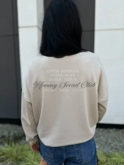 Bluza damska z nadrukiem Mommy Social Club