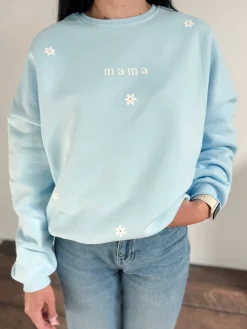 Bluza damska z nadrukiem stokrotek mama