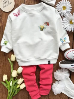 Bluza dziecięca kolorowe robaczki