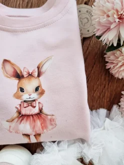 Bluza dziecięca króliczek baletnica