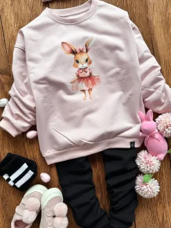 Bluza dziecięca króliczek baletnica