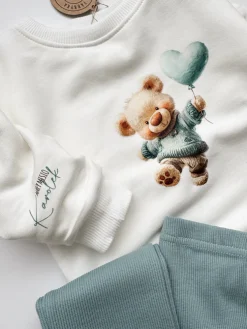 Bluza dziecięca mały misio z balonikiem