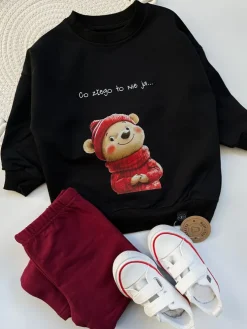 Bluza dziecięca misio co złego to nie ja…
