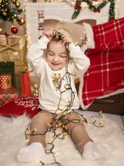 Bluza dziecięca niedźwiadek z gałązką