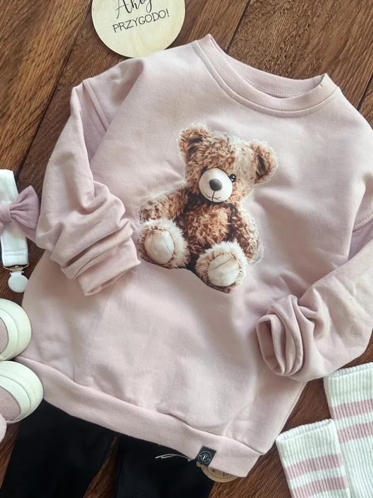 Bluza dziecięca pluszowy misio