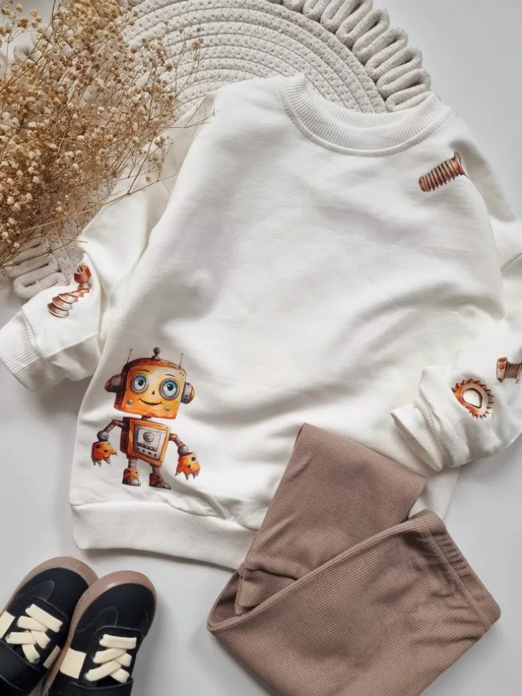 Bluza dziecięca robot