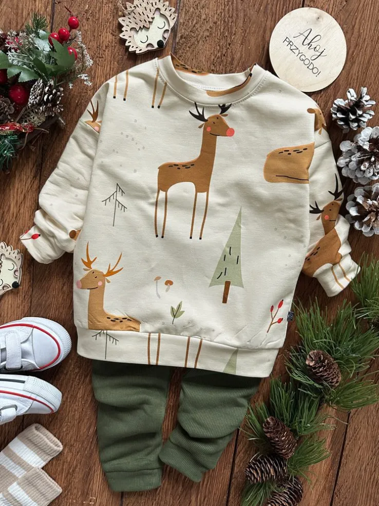 Bluza dziecięca w renifery