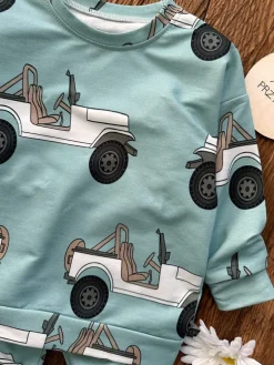 Bluza dziecięca w samochody