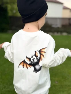 Bluza dziecięca z nadrukiem nietoperza