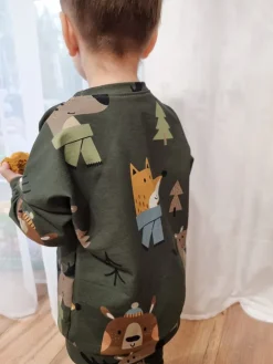 Bluza dziecięca zwierzęta w lesie