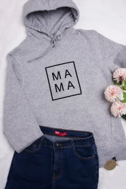 Bluza unisex z nadrukiem MAMA/TATA