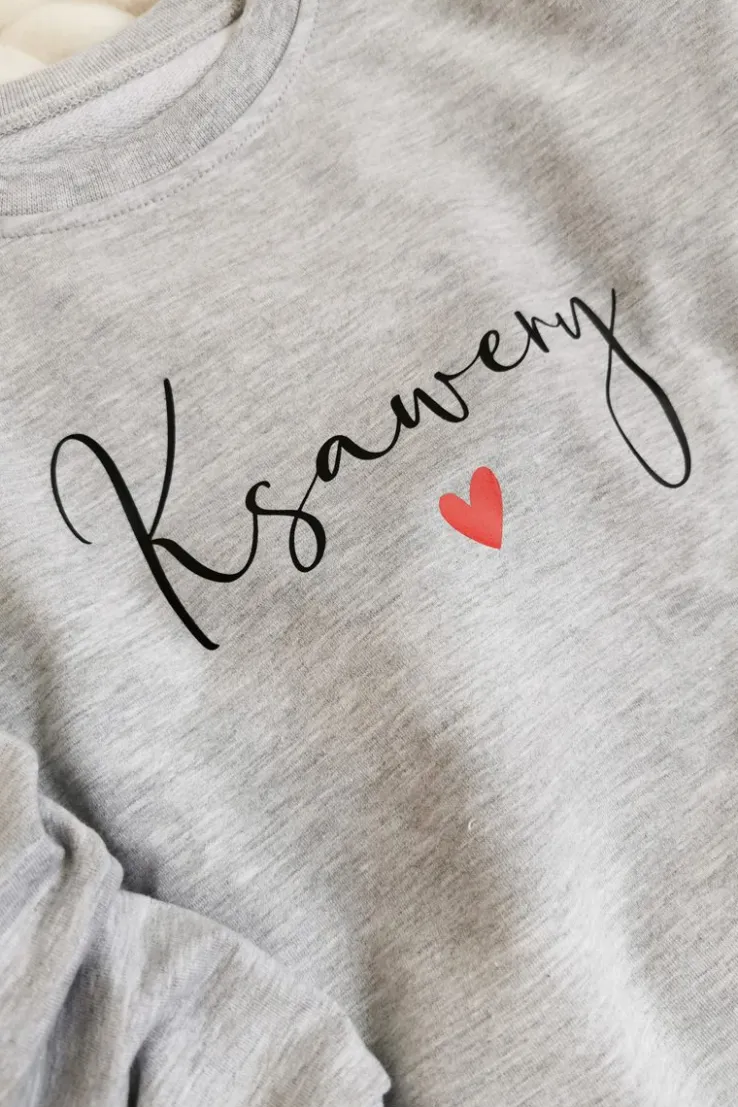 Bluza z imieniem dziecka