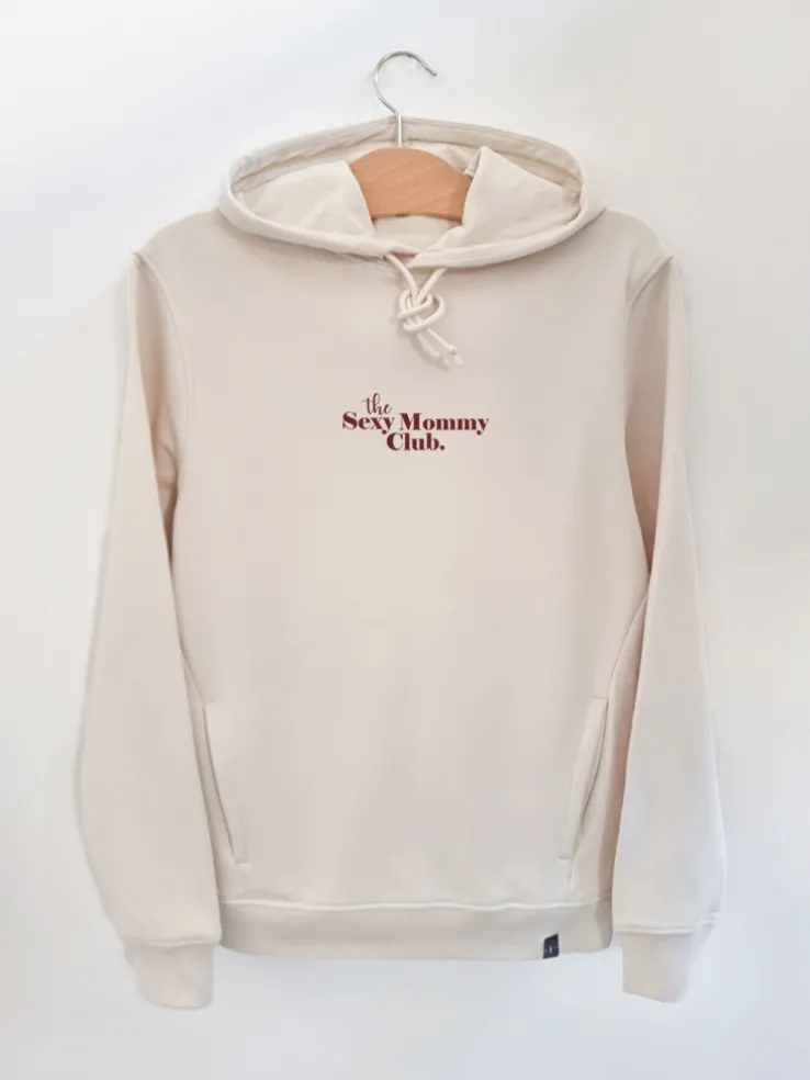 Bluza z kapturem the Sexy Mommy Club.