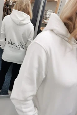 Bluza z kapturem z nadrukiem na plecach mother like no other.