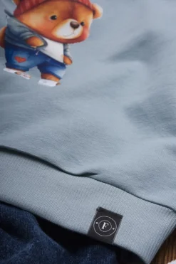 Bluza z kapturem z uszkami niedźwiadek