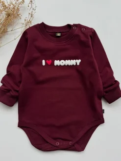 Body dla niemowlaka z nadrukiem I ❤ Mommy / Daddy