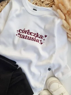 Body dla niemowlaka z nadrukiem córeczka tatusia
