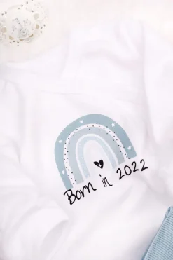 Body kopertowe dla chłopca z nadrukiem born in