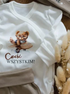 Body kopertowe miś w samolocie Cześć wszystkim!