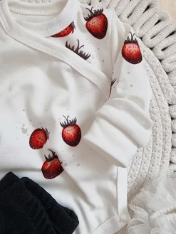 Body kopertowe niemowlęce truskawka