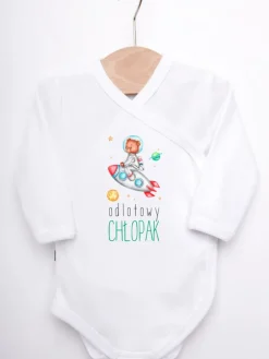 Body kopertowe odlotowy chłopak miś w kosmosie