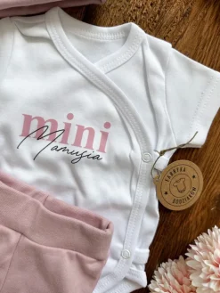 Body kopertowe z nadrukiem mini mamusia