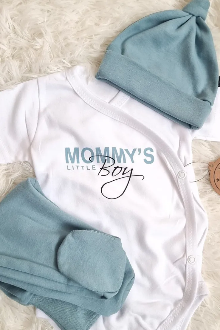 Body kopertowe z nadrukiem Mommy’s little boy