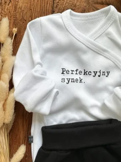 Body kopertowe z nadrukiem perfekcyjny synek