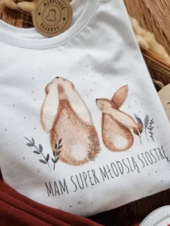 Body/Koszulka dla dziecka Mam super młodszą siostrę/młodszego brata