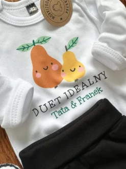Body/koszulka dziecięca z nadrukiem duet idealny