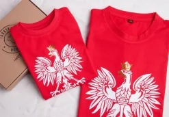 Body/koszulka kibica Polski z Orłem