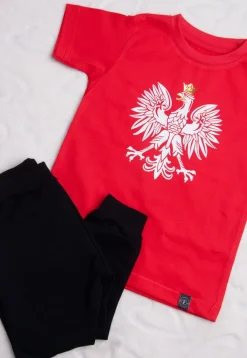 Body/koszulka kibica Polski z Orłem