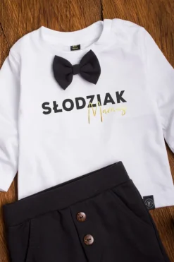 Body/Koszulka z czarną muchą Słodziak Mamusi