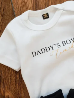 Body/koszulka z nadrukiem daddy’s boy + imię