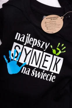 Body/koszulka z nadrukiem Najlepszy Synek/Córka na świecie