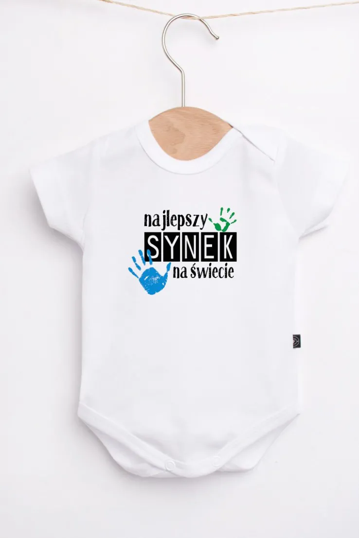 Body/koszulka z nadrukiem Najlepszy Synek/Córka na świecie