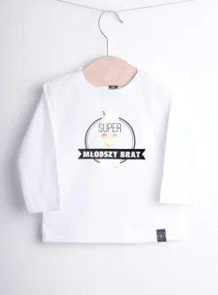 Body/koszulka z nadrukiem super młodszy/starszy brat