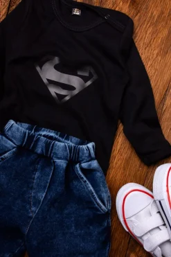 Body/koszulka z nadrukiem znaku supermena