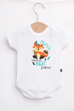Body lub koszulka z liskiem dla młodszej/siostry brata