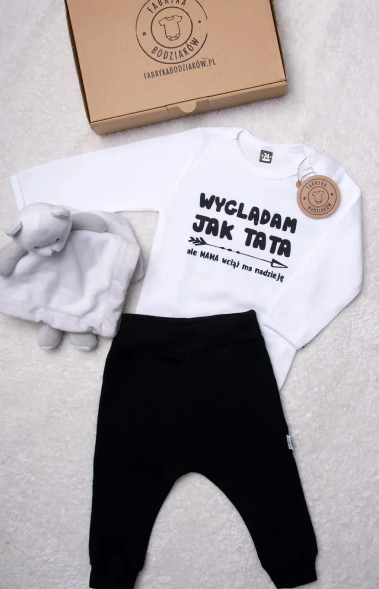 Body lub koszulka z nadrukiem wyglądam jak tata, ale mama wciąż ma nadzieję