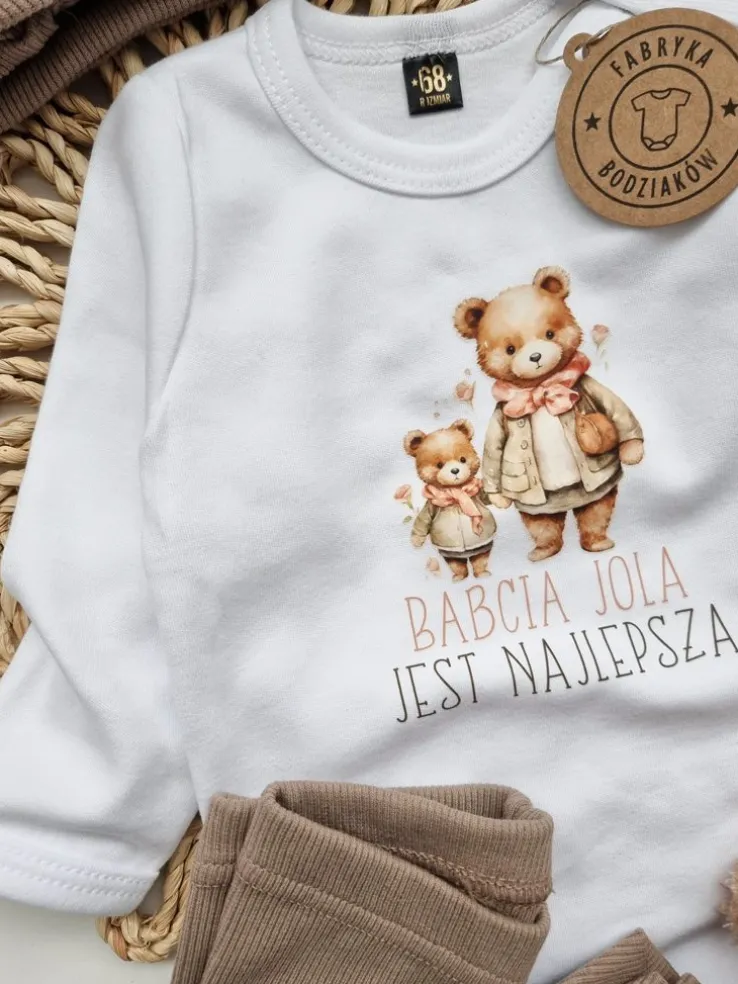 Body niemowlęce Babcia jest najlepsza