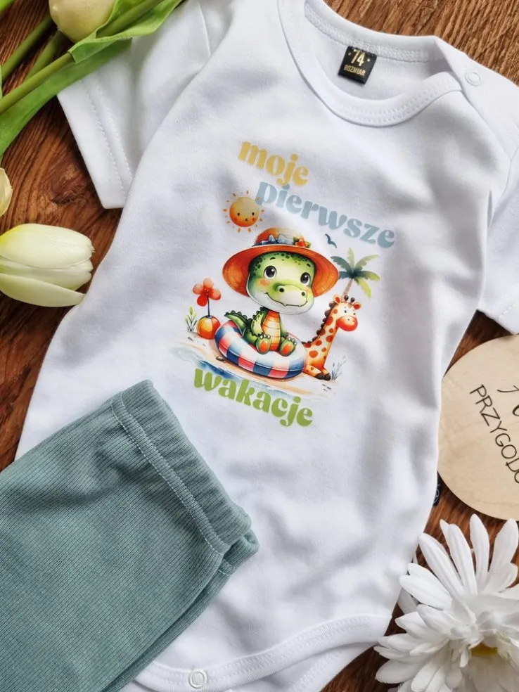 Body niemowlęce dino moje pierwsze wakacje