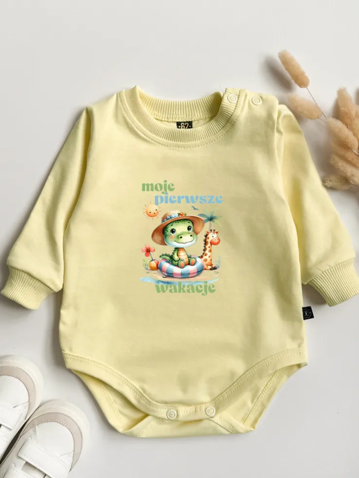Body niemowlęce dino moje pierwsze wakacje