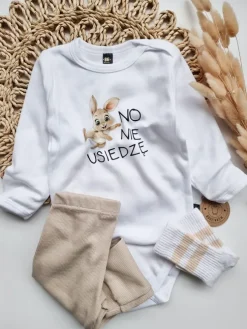 Body niemowlęce króliczek no nie usiedzę