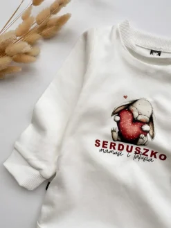Body niemowlęce króliś serduszko mamusi i tatusia
