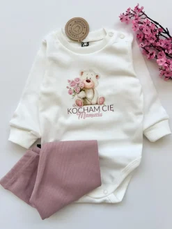 Body niemowlęce miś kocham cię mamusiu