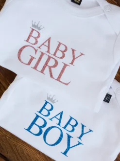 Body z brokatowym nadrukiem baby boy