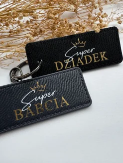 Breloczek z nadrukiem dla super dziadków/rodziców