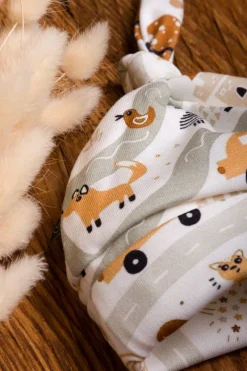 Czapeczka niemowlęca bawełniana wesołe przedmieście